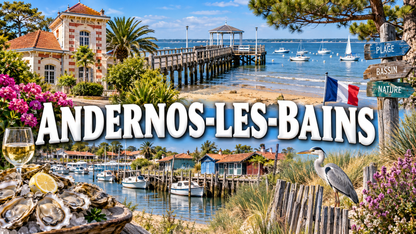 M2347 Magnet ville de France Andernos-les-Bains