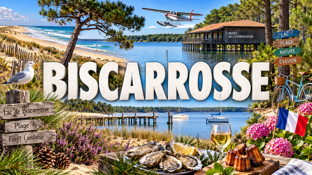 M2351 Magnet ville de France Biscarrosse