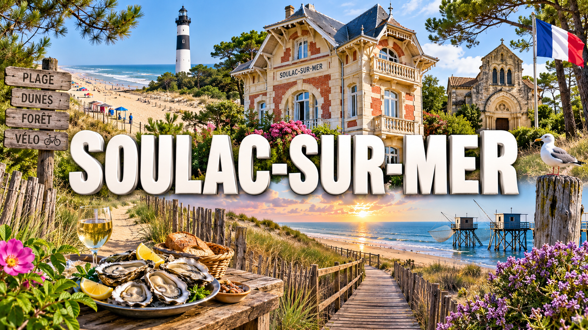 M2353 Magnet ville de France Soulac-sur-Mer