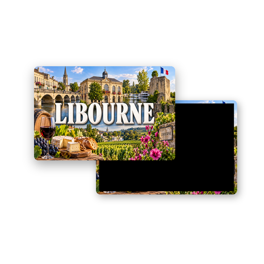 M2358 Magnet ville de France Libourne