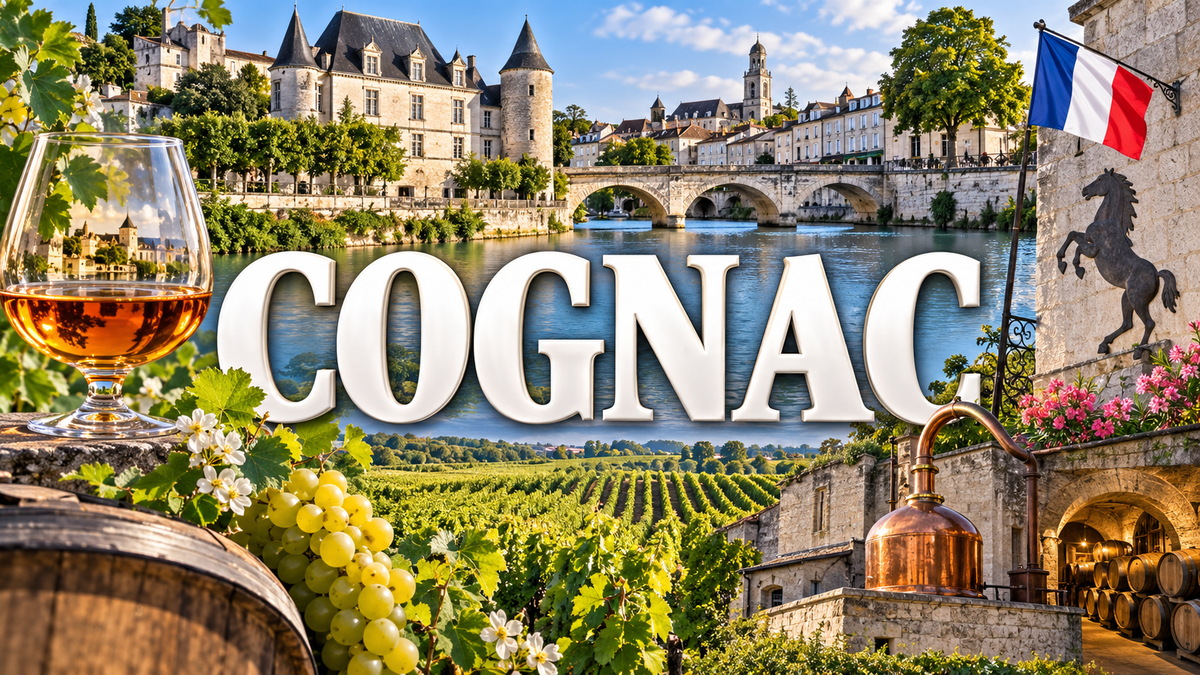 M2362 Magnet ville de France Cognac
