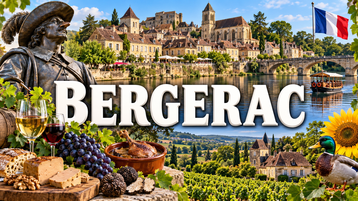 M2370 Magnet ville de France Bergerac