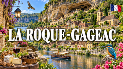 M2374 Magnet ville de France La Roque-Gageac