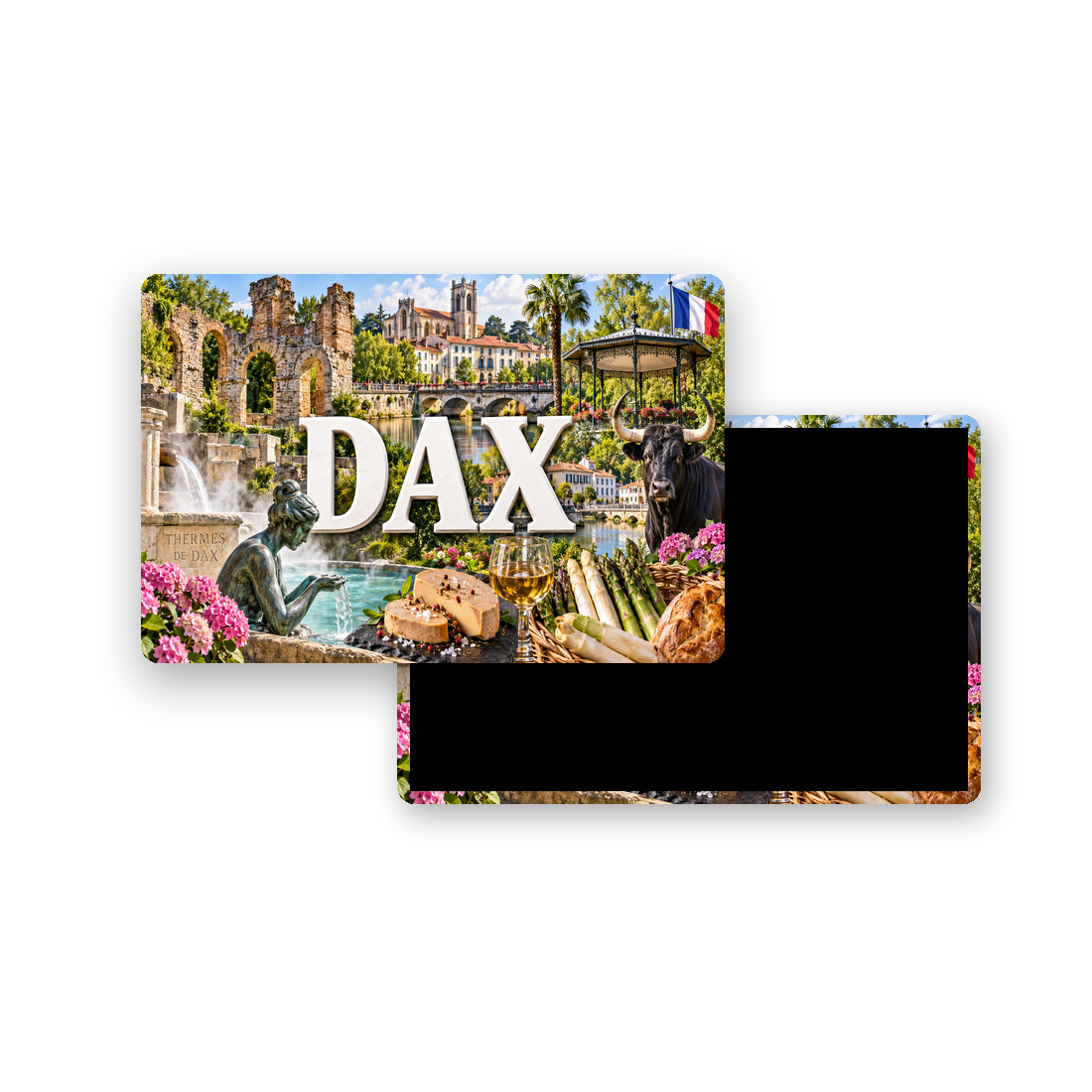 M2375 Magnet ville de France Dax