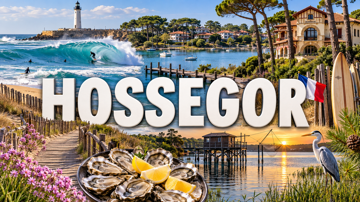 M2376 Magnet ville de France Hossegor