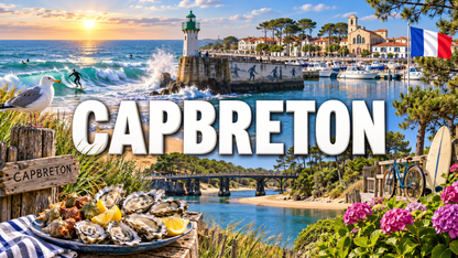 M2377 Magnet ville de France Capbreton