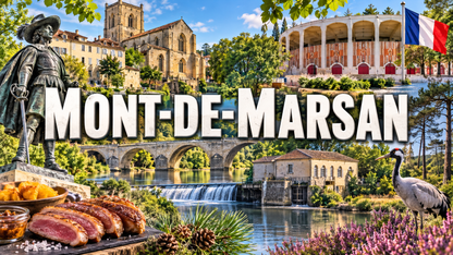 M2378 Magnet ville de France Mont-de-Marsan