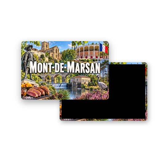 M2378 Magnet ville de France Mont-de-Marsan