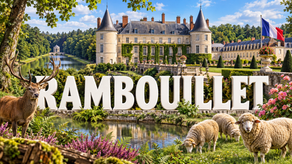 M2383 Magnet ville de France Rambouillet