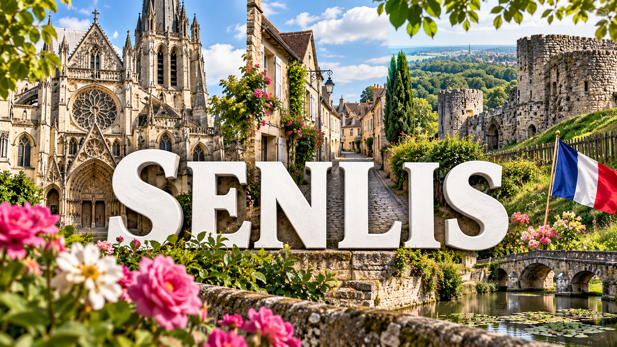 M2385 Magnet ville de France Senlis