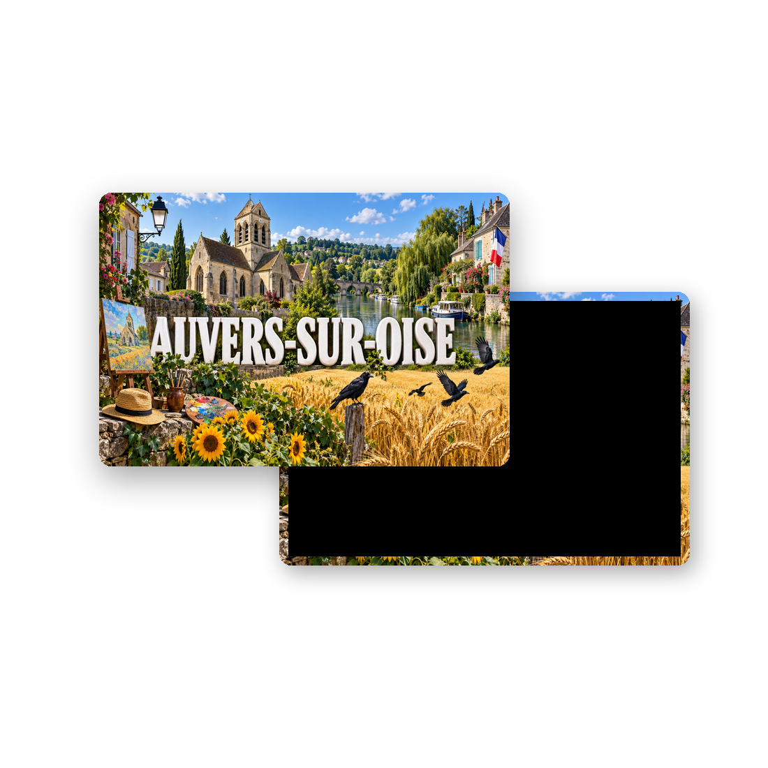 M2387 Magnet ville de France Auvers-sur-Oise