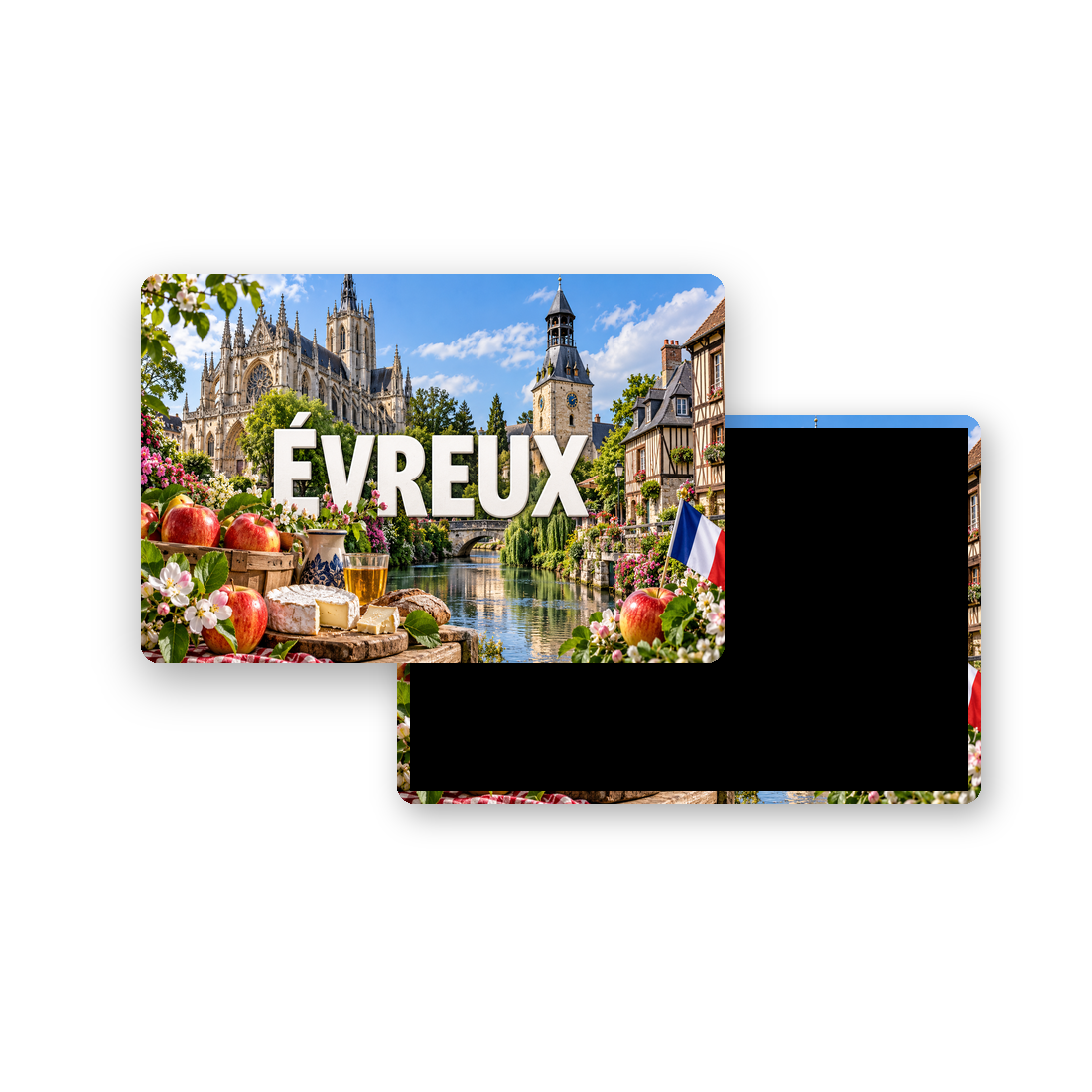 M2389 Magnet ville de France Évreux