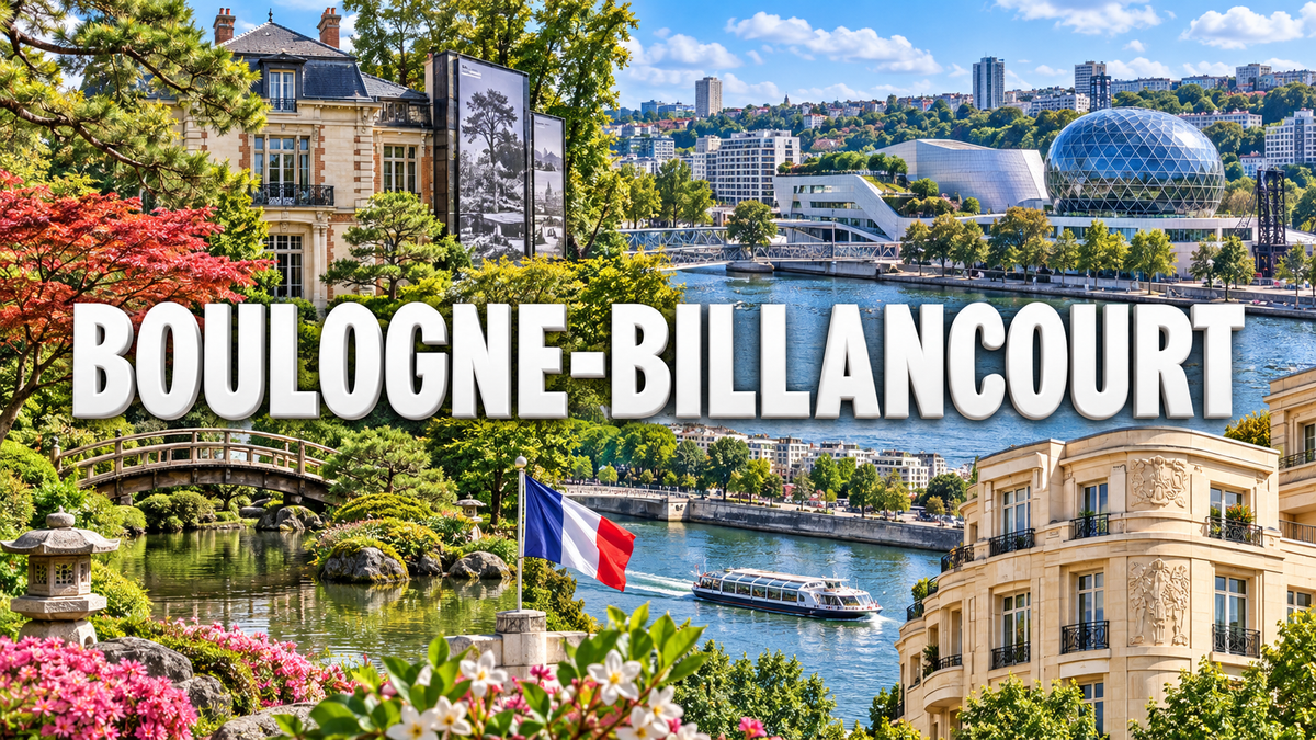 M2391 Magnet ville de France Boulogne-Billancourt