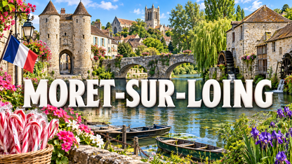 M2395 Magnet ville de France Moret-sur-Loing