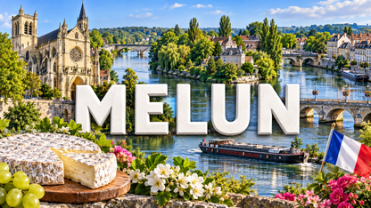 M2398 Magnet ville de France Melun