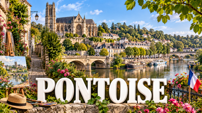 M2402 Magnet ville de France Pontoise