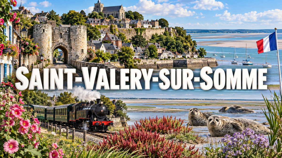 M2408 Magnet ville de France Saint-Valery-sur-Somme