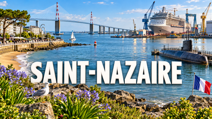 M2422 Magnet ville de France Saint-Nazaire