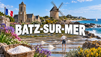 M2424 Magnet ville de France Batz-sur-Mer