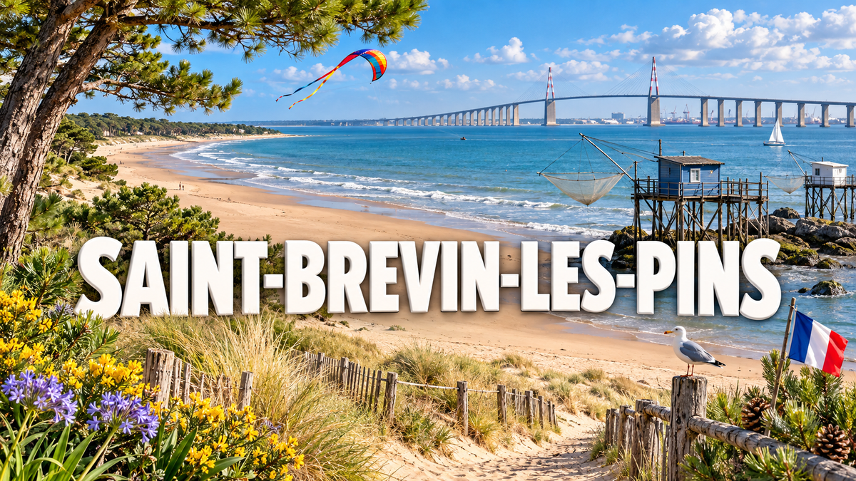 M2427 Magnet ville de France Saint-Brevin-les-Pins