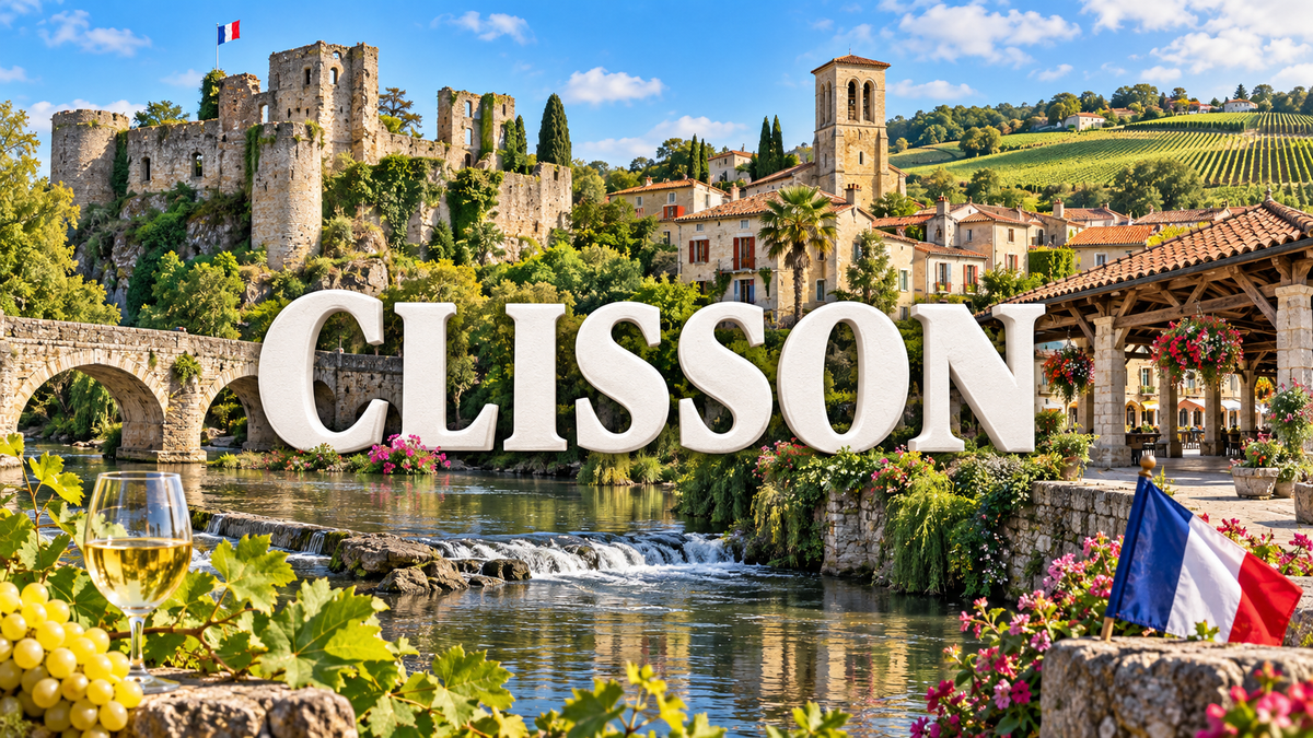 M2429 Magnet ville de France Clisson