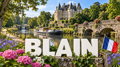 M2431 Magnet ville de France Blain