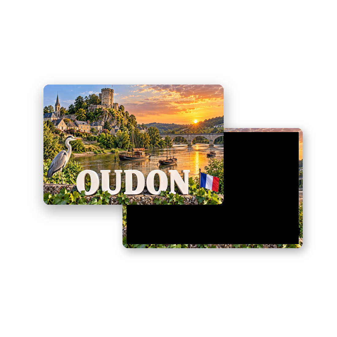 M2438 Magnet ville de France Oudon