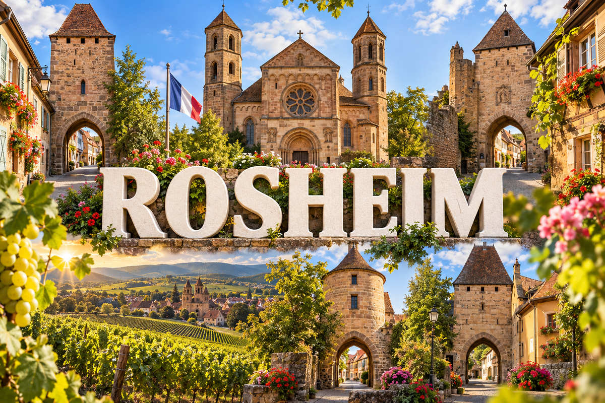 M2442 Magnet ville de France Rosheim