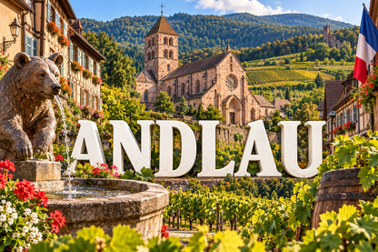 M2444 Magnet ville de France Andlau