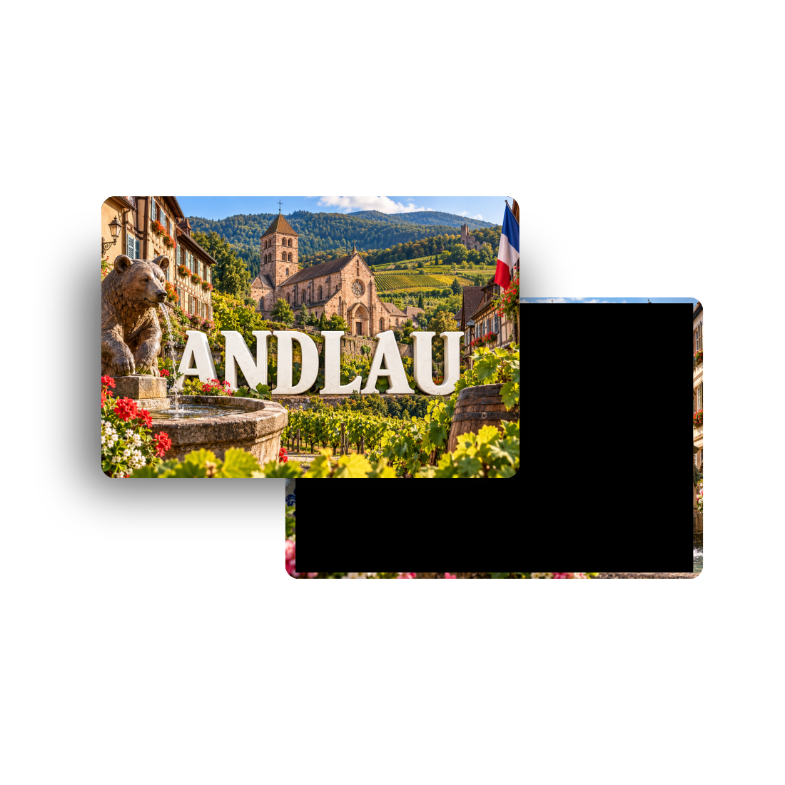 M2444 Magnet ville de France Andlau