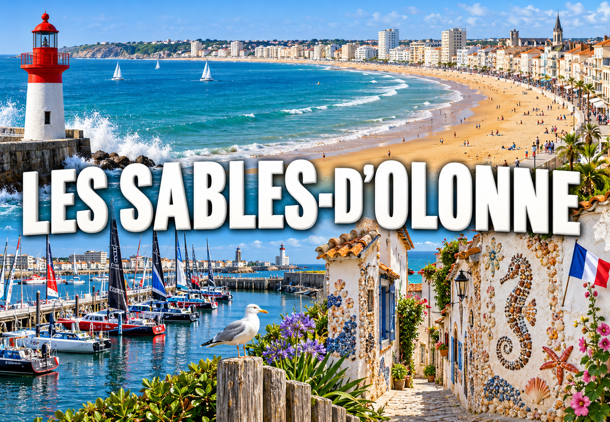 M2447 Magnet ville de France Les Sables-d'Olonne