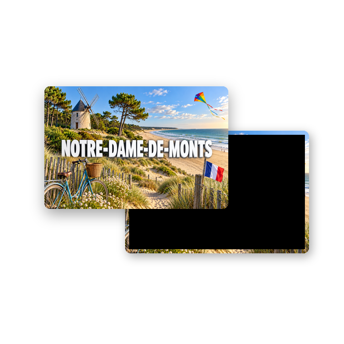 M2449 Magnet ville de France Notre-Dame-de-Monts