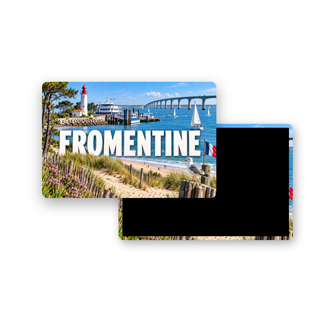 M2451 Magnet ville de France Fromentine