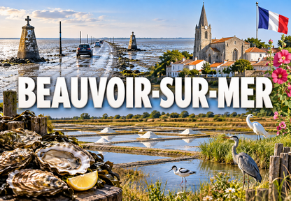 M2452 Magnet ville de France Beauvoir-sur-Mer
