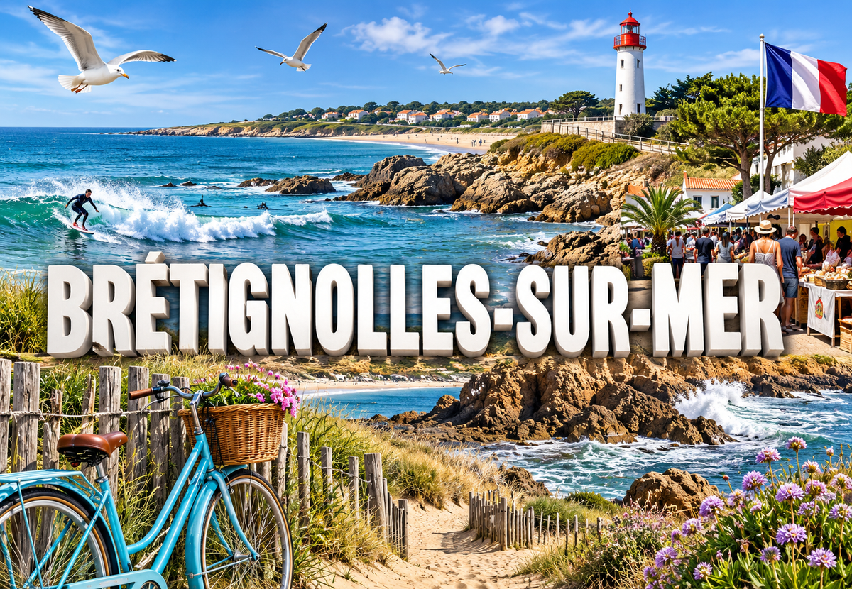 M2455 Magnet ville de France Brétignolles-sur-Mer