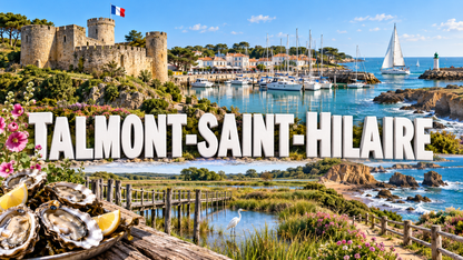 M2458 Magnet ville de France Talmont-Saint-Hilaire