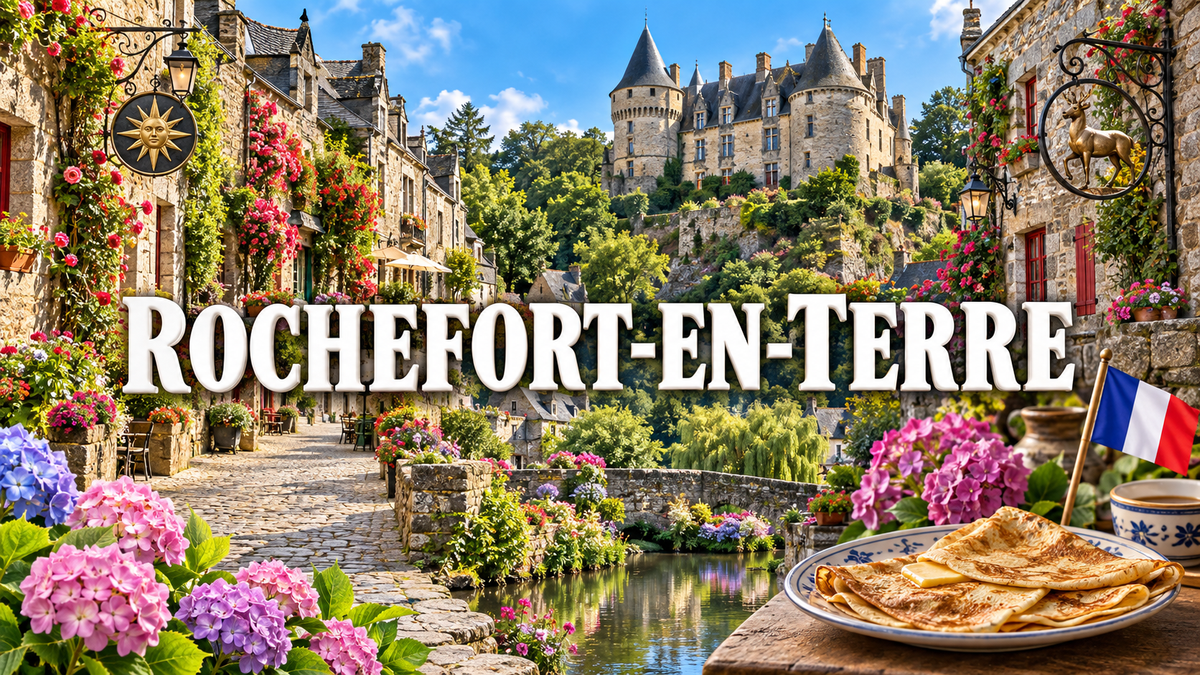 M2461 Magnet ville de France Rochefort-en-Terre
