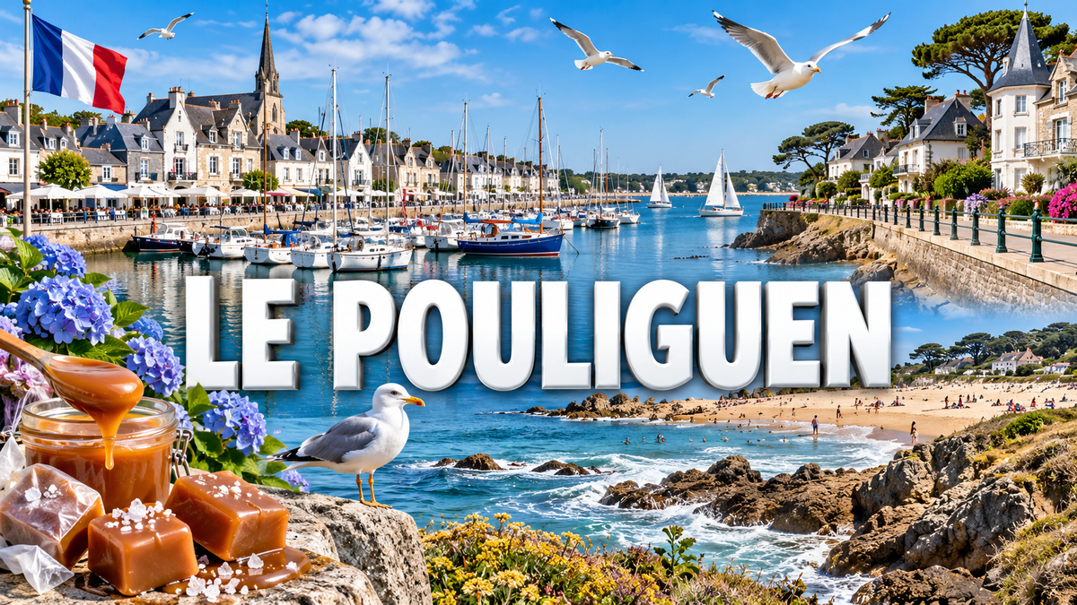 M2463 Magnet ville de France Le Pouliguen