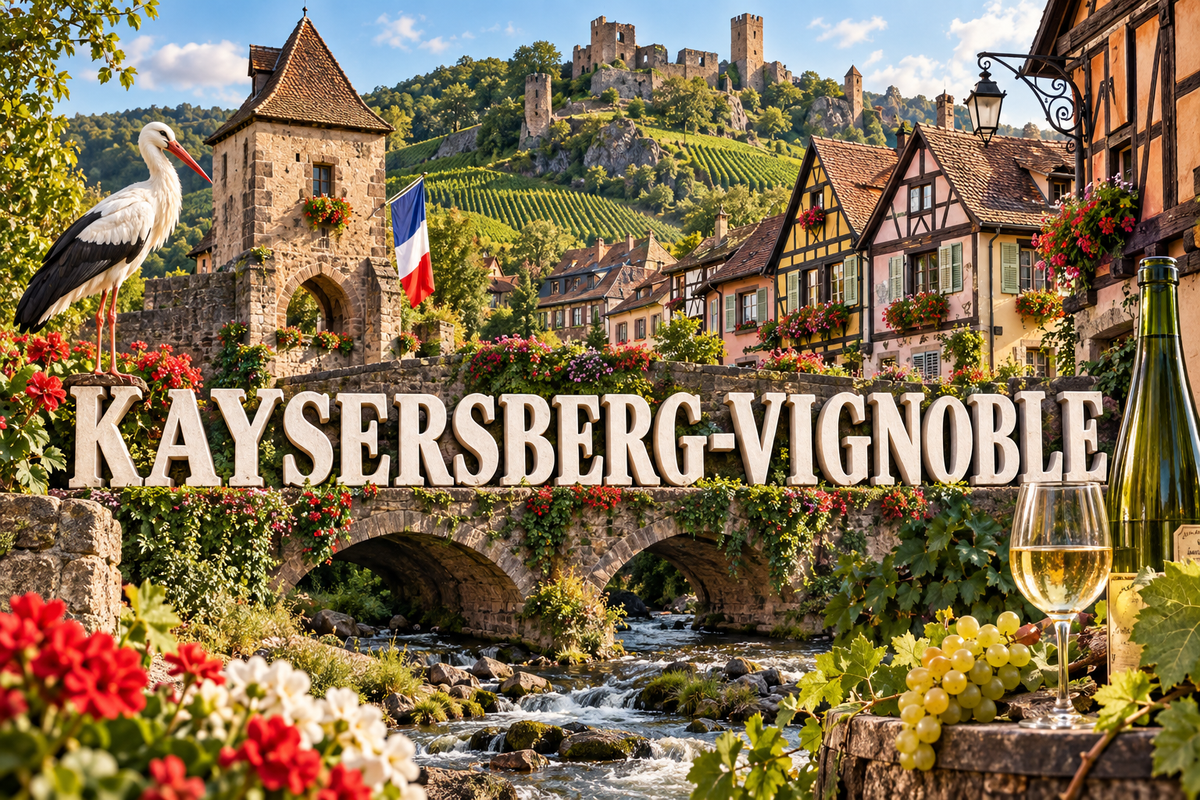 M2464 Magnet ville de France Kaysersberg-Vignoble