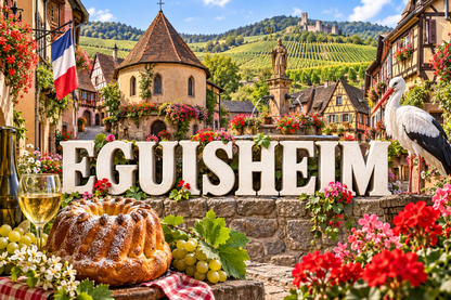 M2466 Magnet ville de France Eguisheim