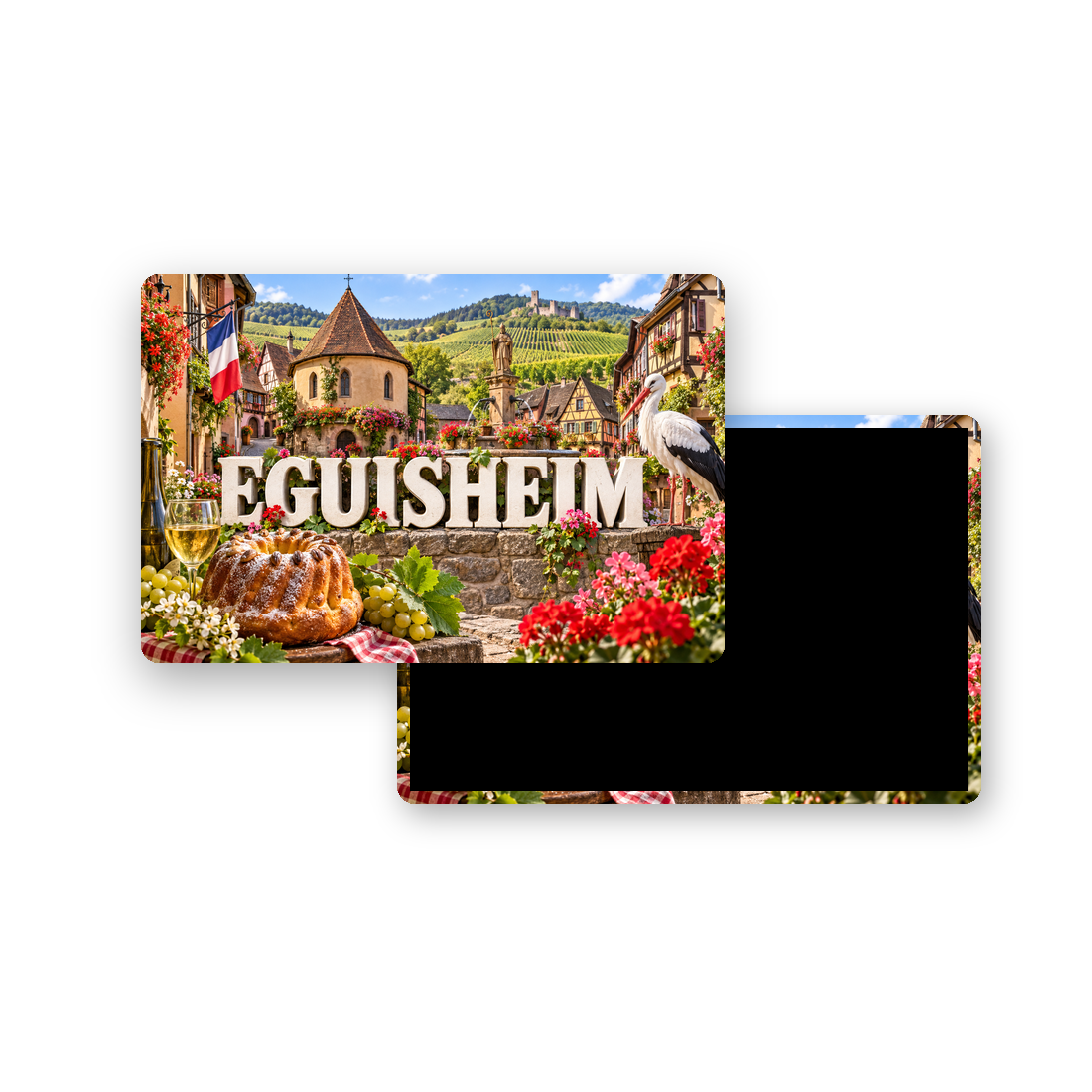 M2466 Magnet ville de France Eguisheim