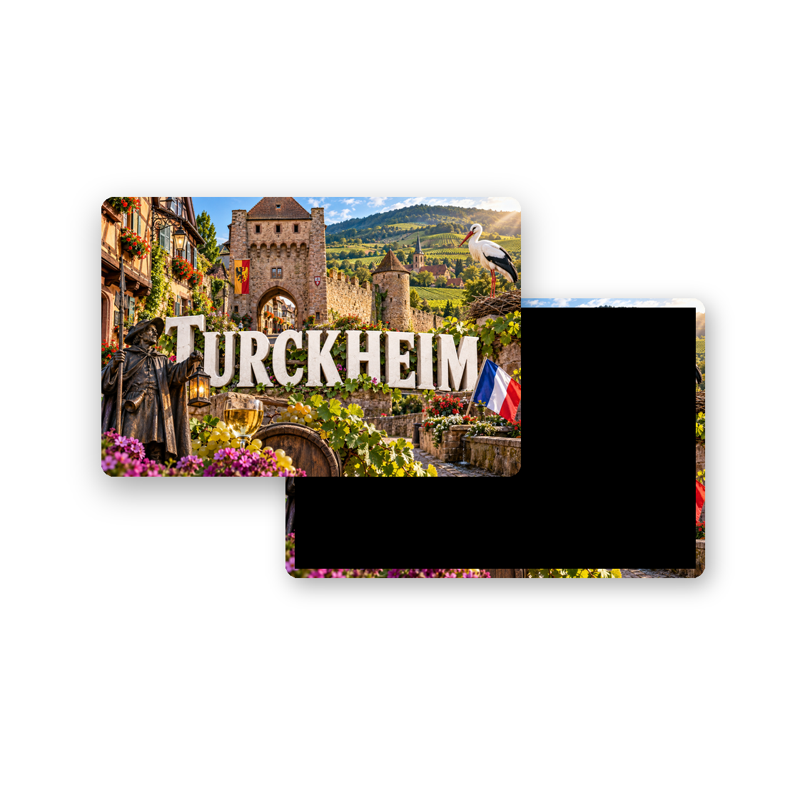 M2468 Magnet ville de France Turckheim