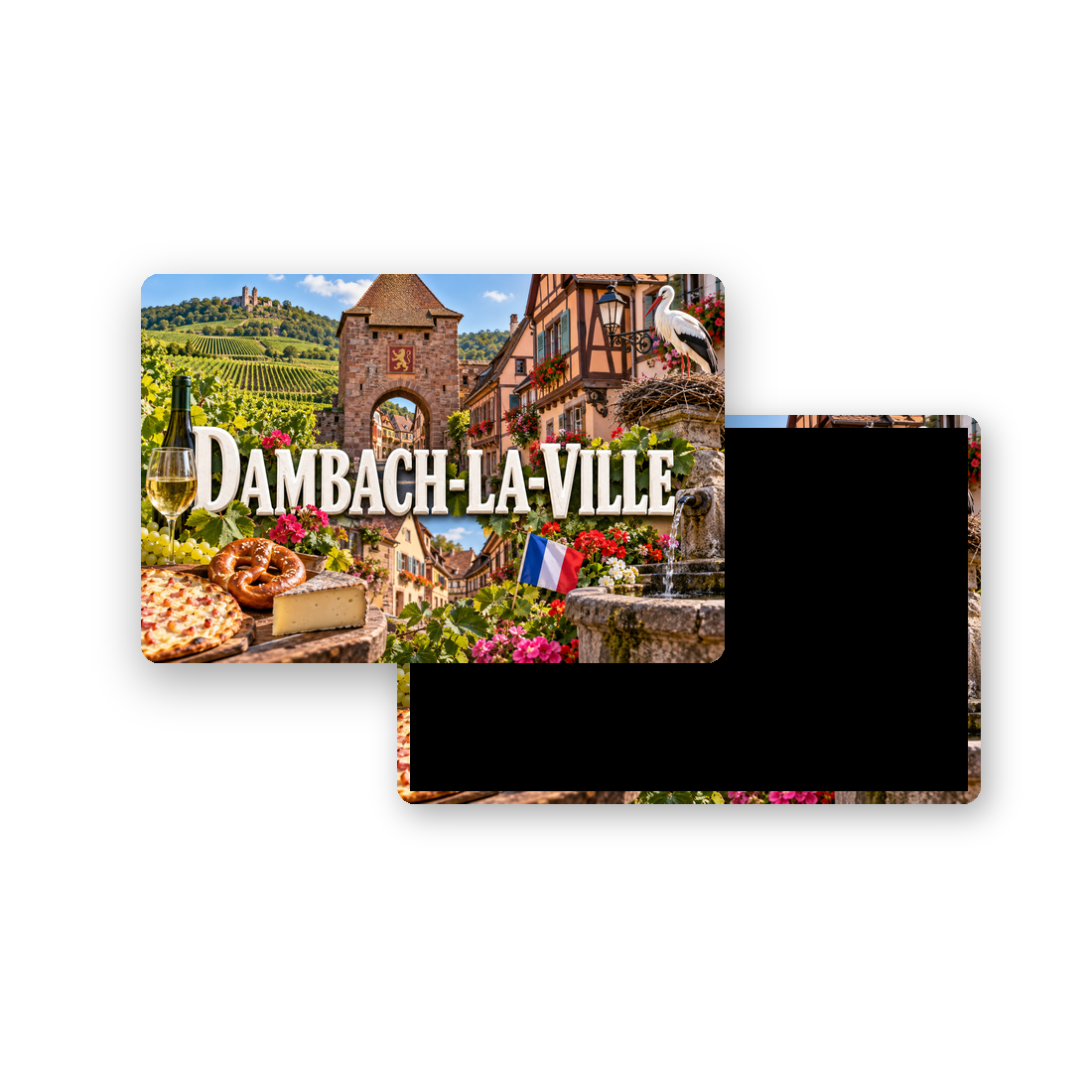 M2475 Magnet ville de France Dambach-la-Ville