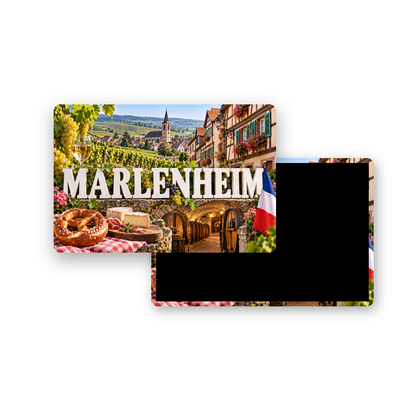 M2485 Magnet ville de France Marlenheim