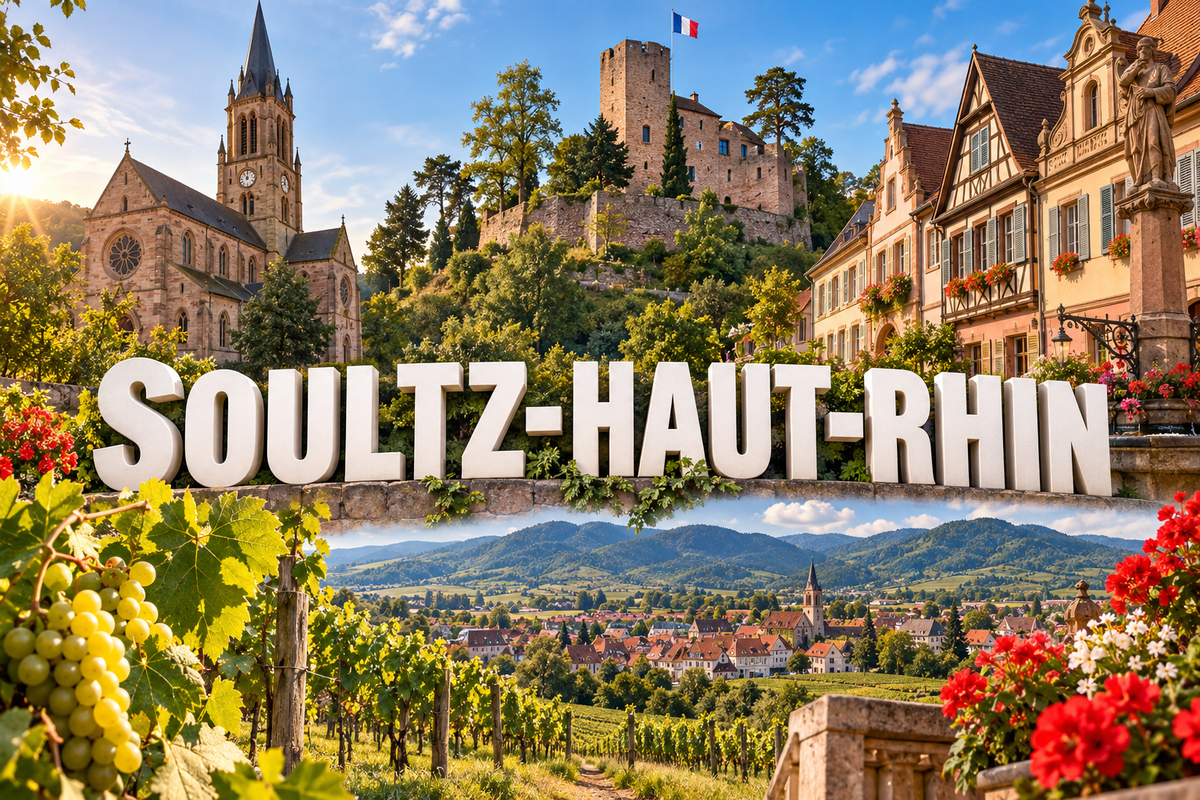 M2487 Magnet ville de France Soultz-Haut-Rhin