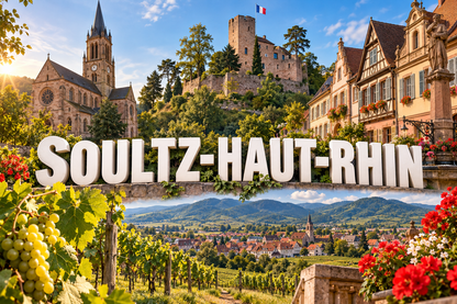 M2487 Magnet ville de France Soultz-Haut-Rhin