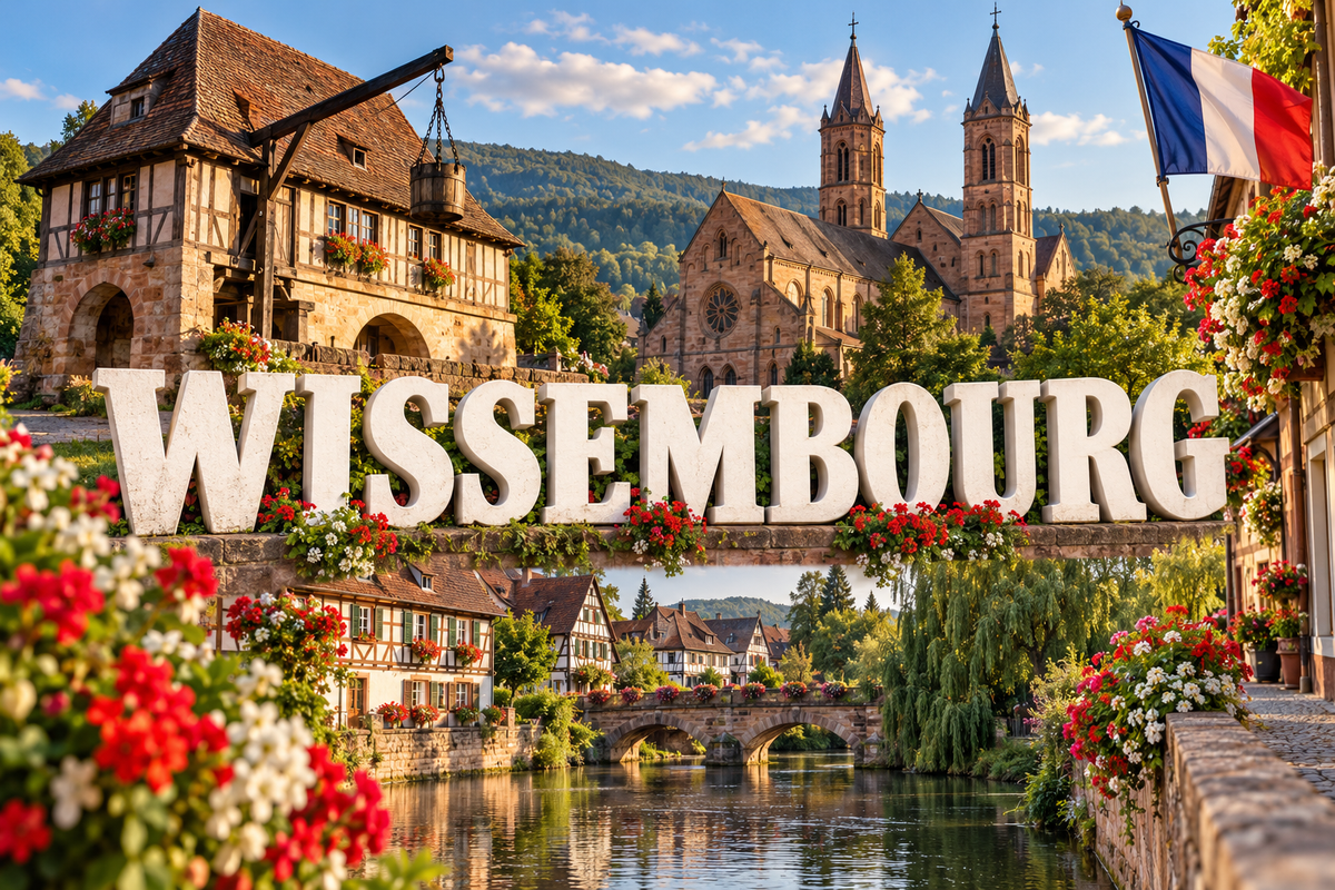 M2488 Magnet ville de France Wissembourg