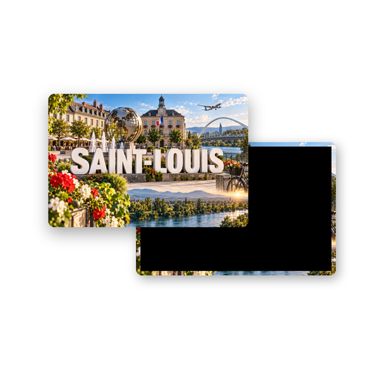 M2493 Magnet ville de France Saint-Louis