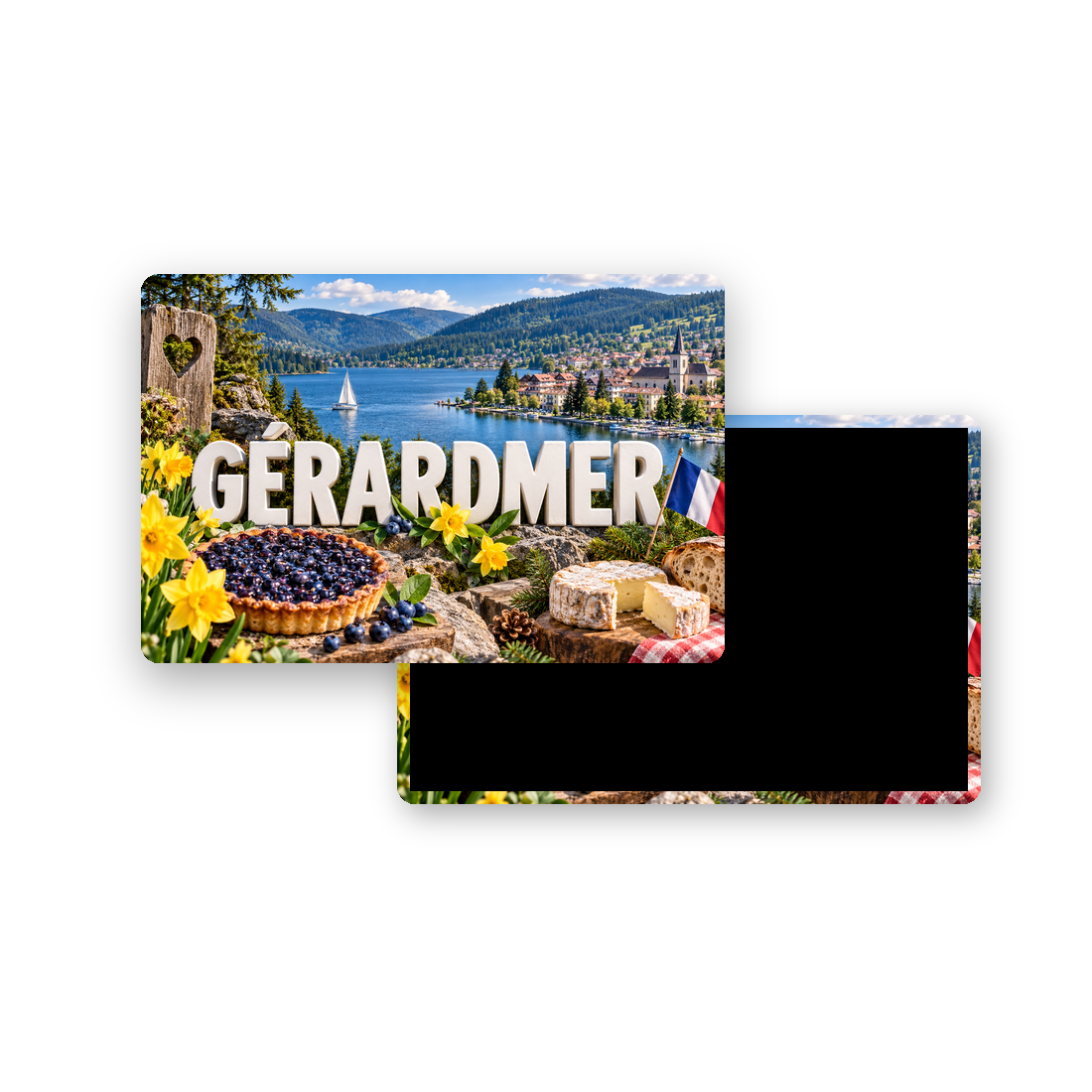 M2496 Magnet ville de France Gérardmer