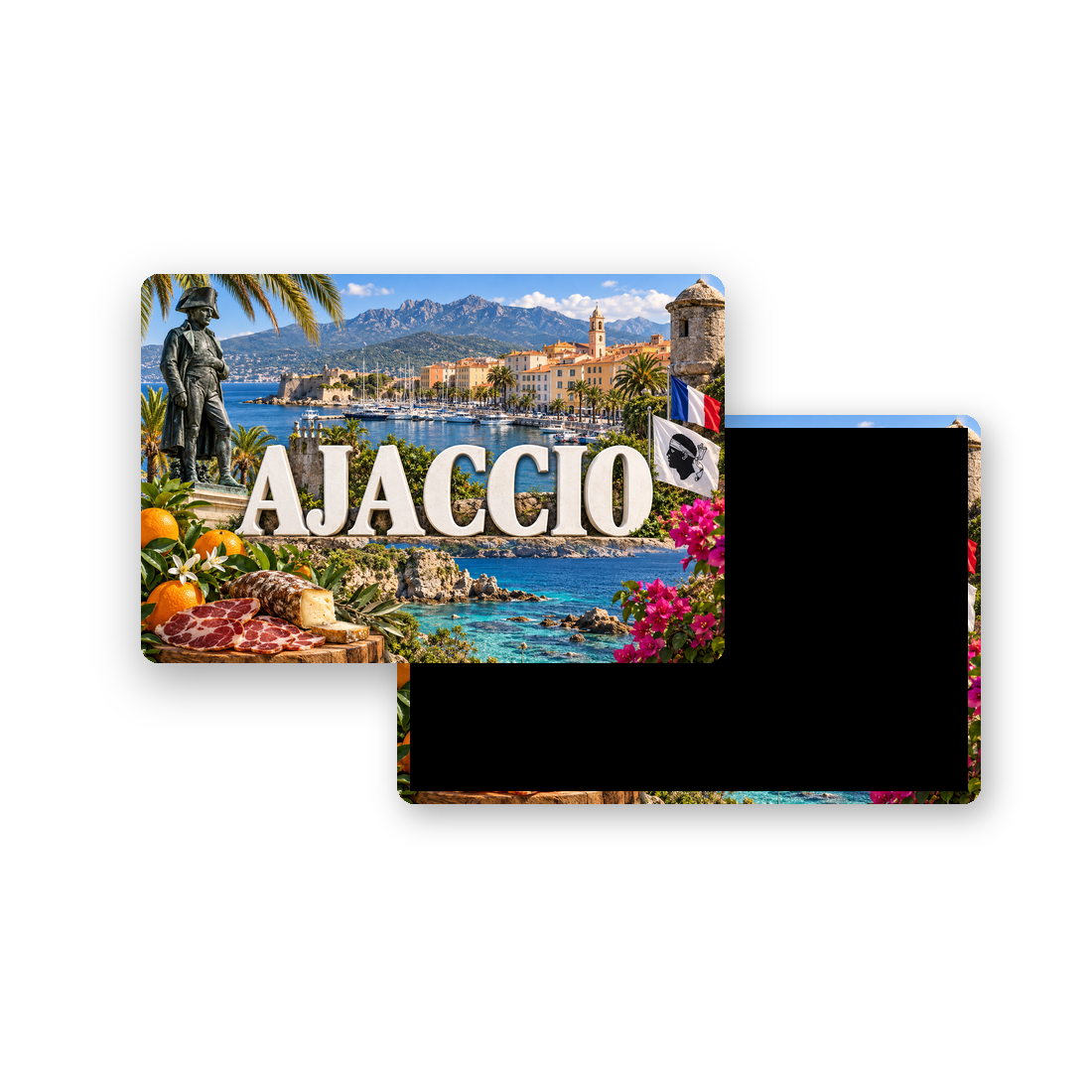 M2503 Magnet ville de France Ajaccio